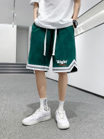 Summer Baggy Shorts Men 2022 New Hip Hop Streetwear Loose Jogger Short Fashion Letter Striped Sweatpants