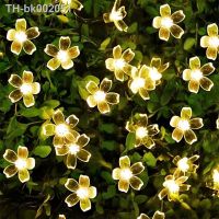 ✑ Flower LED String Light Battery Powered Blossom Fairy Lights Indoor Outdoor Garden Christmas Wedding Party Home Decoration