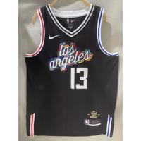 【Hot Pressed】2023 Nba Los Angeles Clippers No.13 George Black Basketball Jersey