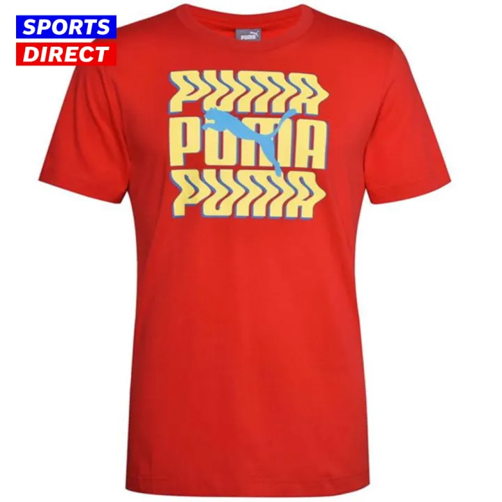 Puma Mens Graphic T Shirt (High Risk Red) - Sports Direct | Lazada