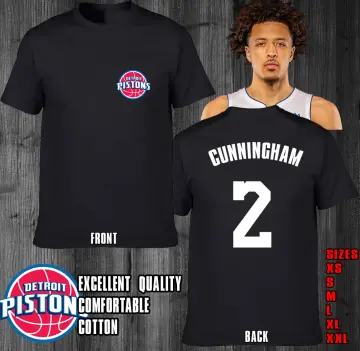 Nike Men's 2022-23 City Edition Detroit Pistons Cade Cunningham #2 Green Dri-Fit Swingman Jersey, Medium