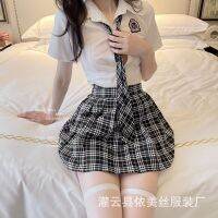 Manyu Fun Lingerie, Female Pure Desire, Student Uniforms, Sexy Plaid Short Skirts, Free from Spicy Passion on Bed 73LL