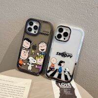 เคสมีขาตั้งสำหรับ iPhone 14,เคสโทรศัพท์การ์ตูน Snoopy Linus Woodstock Lucy ในตัวสำหรับ iPhone 14ProMax 14Pro 14 14Plus ฝาครอบข้างหลังโทรศัพท์นิ่มกันกระแทกสำหรับ iPhone 13ProMax 13Pro 13เคสโทรศัพท์13เคสสำหรับ Apple 12ProMax 12Pro 12 11เคสห่อหุ้ม