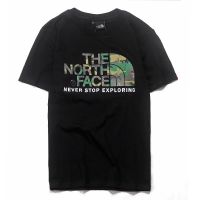 เสื้อยืดโอเวอร์ไซส์B3The North Face แขนสั้นคู่เสื้อยืดเสื้อนักเรียนรอบคอเสื้อยืดผ้าฝ้ายสีดำS-4XL  ADP0