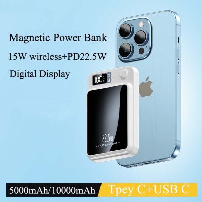 20W Wireless Fast Charger For iphone Magnetic Portable External Auxiliary Battery Pack 20000mAh for iphone 12 13 14 Power Bank ( HOT SELL) tzbkx996