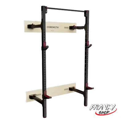 [พร้อมส่ง] แร็คติดผนังเวทเทรนนิ่ง สำหรับสควอทและดึงข้อ แบบพับได้ Weight Training Wall rack