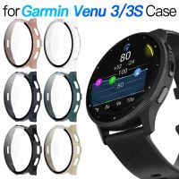 กระจก + เคสสำหรับ Garmin Venu 3/3S Accessoroy PC All-Around Bumper ฝาครอบป้องกัน + ปกป้องหน้าจอสำหรับ Garmin Venu3 /3S