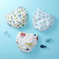 3 Pack Training Pants Reusable Cloth Diapers Baby High Quality Waterproof 4 Layers Cotton Newborn Diaper Cover Washable Diapers