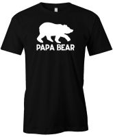 JHPKJFunny Papa Bear Fathers Day Gift T-Shirt. Summer Cotton Short Sleeve O-Neck Mens T Shirt New S-3XL 4XL 5XL 6XL