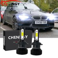 หลอดไฟหน้ารถยนต์ LED V4 6000K ฮาโลเจน สีขาว แบบเปลี่ยน สําหรับ BMW 3-Series (E90) ปี 2004-2013 (1 คู่)