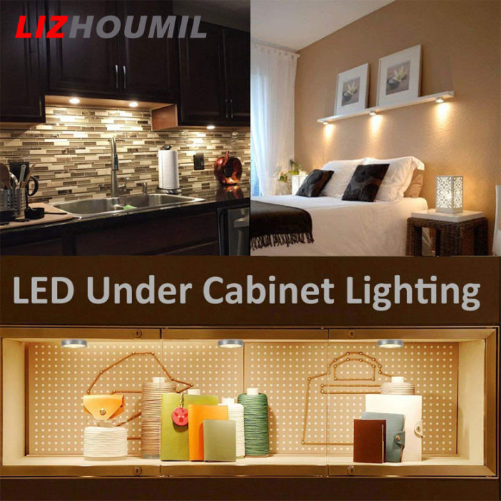 lizhoumil-ชุดไฟเด็กซน-led-4-in-1-ชั้นวางของใต้ห้องครัวเคาท์เตอร์แบบมีสายพร้อมสวิตช์