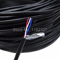 4 core 28AWG non-shielded rvv4 electrical cable wiremulti stranded PVC 4core copper USB power cable Wires Leads Adapters