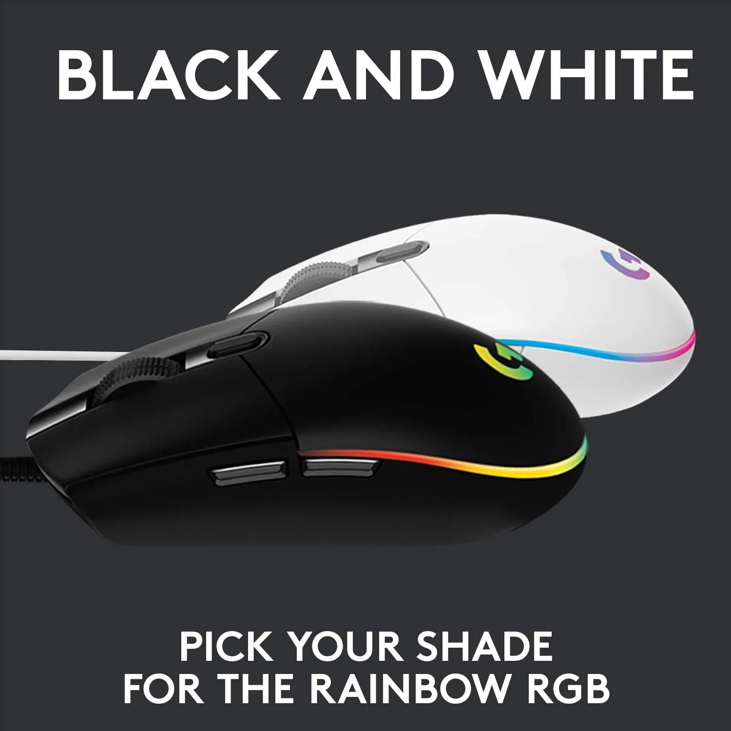 MOUSE LOGITECH G G203 LIGHTSYNC RGB 8000 DPI BLACK USB (PN:910-005790)