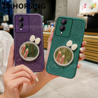 DKHORSING เคสกระจกแต่งหน้าแฟชั่นลายผีเสื้อสำหรับ VIVO Y17S V29 Y27 Y36 Y78 Y02 Y02T Y02A Y22 Y22S เคสมือถือทนลูกอม VIVOY17S เคสแบบนุ่ม VIVOV29 5กรัม