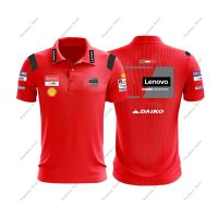 New For Ducati CORSE 2023 GP Mens Polo Shirt Superbike T-shirt Motorcycle Sports Racing Team Summer Breathable Do Not Fade Towels