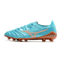 ผ้ากันน้ำ Mizuno MORELIA NEO III PRO FG สำหรับรองเท้าฟุตบอลผู้ชายพร้อมกล่อง-สีดำ