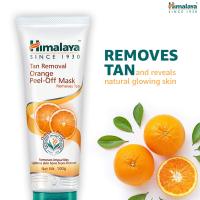 มาส์กลอกหน้าน้ำผึ้งและส้ม Himalaya Herbals Tan Removal Orange Peel-off Mask 100ml