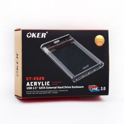 Oker HDD.External usb 3.0รุ่น 2529 แบบใส.