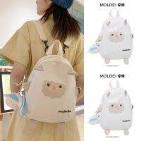 Primary school students school bag children cartoon cute kindergarten canvas backpack girl 2023 new Messenger backpack 【QYUE】