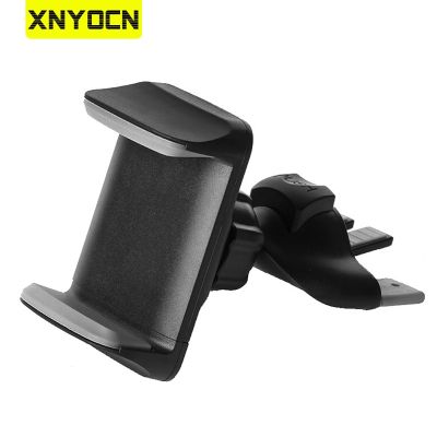 Xnyocn Universal Car Phone Holder CD Slot Stand Mount 360 Rotation Mobile Phone Holder Stand for iphone 8 XR XS Samsung Xiaomi Car Mounts