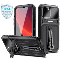 Heavy Duty Metal เคสกันกระแทกสำหรับ 14 Pro 14 13 12 Pro Max 14Plus Full Protection กันกระแทก Dust Cover