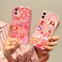 เคสสำหรับ Realme C53 C55 C35 C33 C30 C30s C25Y C21Y C3 C25 C25s C20 C20A C11 C15 8i 9i 5 5i 5วินาที6i Narzo 50i 50A การ์ตูนตุ๊กตาบาร์บี้3มิติขอบคลื่นเคสโทรศัพท์กล้องเคส TPU นิ่มป้องกัน