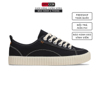 Giày thể thao Nam Nữ chính hãng DINCOX Shoes - D27 Black, Chất Vải Canvas nhập khẩu mềm êm, ôm chân, thoáng khí, lớp lót cotton, đế cao su lưu hóa mềm, mẫu hottrend 2021, phù hợp đi làm, đi chơi du lịch đều được - Cox shoes shop thumbnail