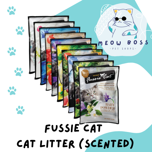 FUSSIE CAT CAT LITTER (SCENTED) MULTIPLE CHOICE 10L Lazada