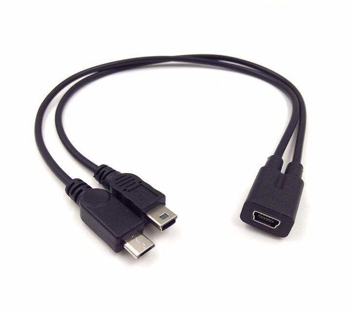 Mini Usb To Y Splitter Cable Usb Mini Pin Female To Male