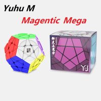 ✺✚▬ tqw198 YongJun YuHu M 3x3x3 Megaminx Rubik Cube Dodecahedron 12 sides Magnetic Magic Cube puzzle toys