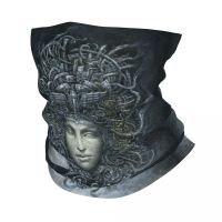 ▣☃ Greek Myth Gorgons Medusas Head Bandana Neck Gaiter Windproof Face Scarf Cover Women Men Headband Tube Balaclava