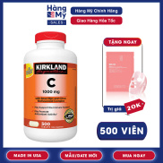 Viên Uống Bổ Sung Vitamin C Kirkland Signature Vitamin C 1000Mg Hộp 500