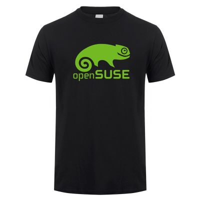 Opensuse Linux เสื้อยืดแขนสั้น คอกลม ผ้าฝ้าย แฟชั่นฤดูร้อน สําหรับผู้ชาย  MCCY