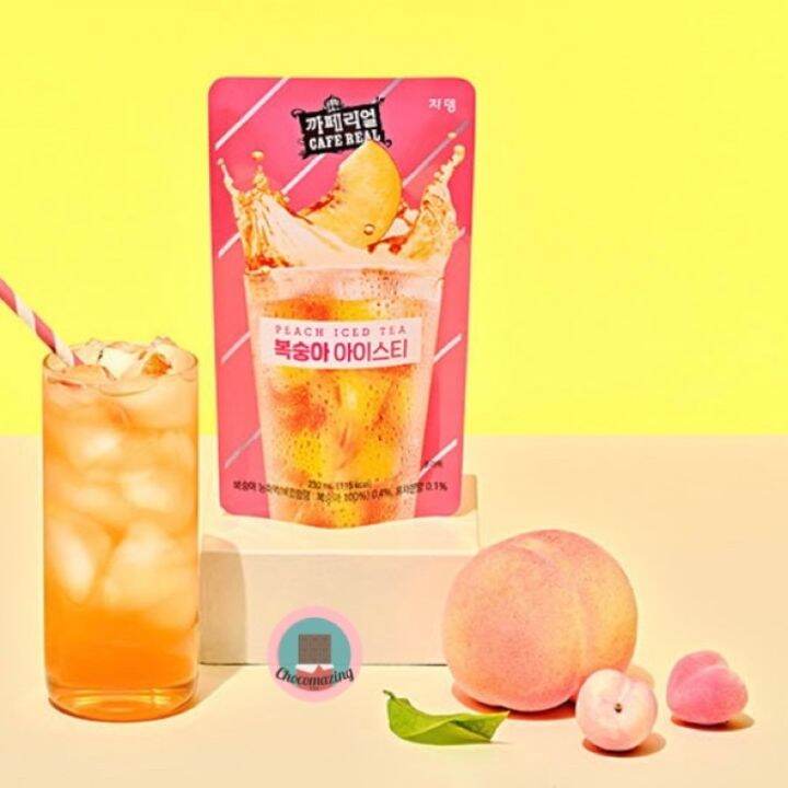 Jardin Cafe Real Peach Iced Tea Korean Drinks 230ml Lazada PH