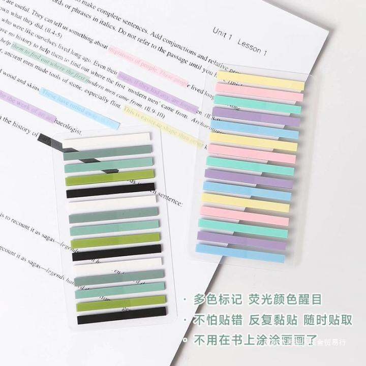 [youmylove book] The Index Size Is Narrow Strip Sticky Notes. n Reading ...