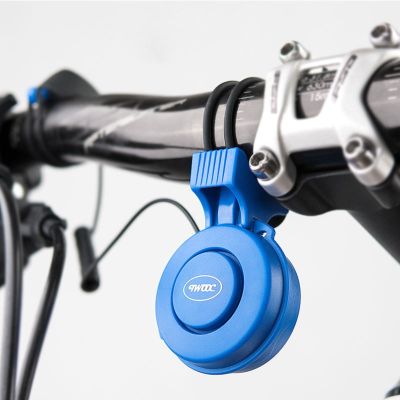 TWOOC ไซเรน E-Bike สกู๊ตเตอร์กระดิ่งไฟฟ้าจักรยานของ T-002ชาร์จ USB นาฬิกาปลุกทรัมเป็ตความปลอดภัยของสัญญาณเตือนภัยการขี่จักรยาน