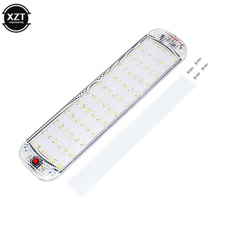 รถบรรทุกขนาดเล็ก12-80v-รถบรรทุก72led-ตู้หลอดไฟ-rv-ไฟอ่านหนังสือรถตู้ความสว่างสูง