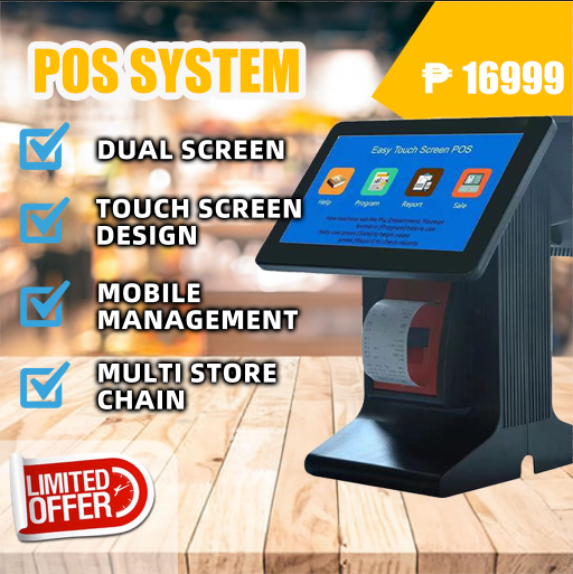Tablet Dual Screen Cashier POS System Cashier Machine Cash Register