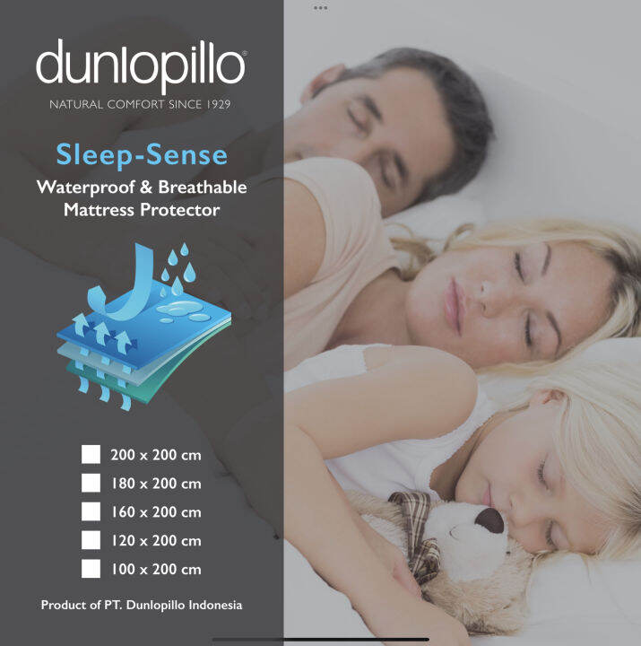 Dunlopillo Waterproof Mattress Protector / Pelindung Kasur Anti Air