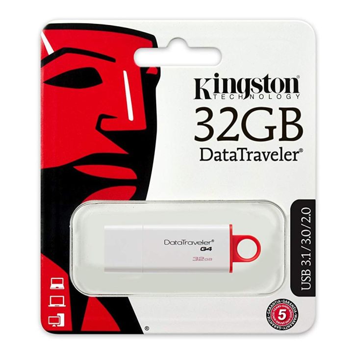 ขายดี-แฟลชไดร์ฟ-kingston-ความจุ-32-gb-มีฝาปิดหัวเสียบ-usb-รุ่น-datatraveler-g4-แฟสไดร์-แฟลชไดร์ฟ-แฟ็ดไดร์-แฟ็กไดร์-แฟตไดร์-แฟสไดร์เปล่า-แฟตไดรฟ์-แฮนดี้ไดร์ฟ-แฮนดี้ไดรฟ์-flash-drive-usb-handy-drive-han