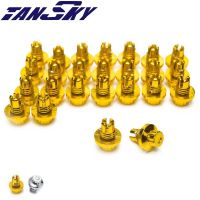 EPMAN -25pcs/lot Plastic Wheels Rivets Fits AH Ds Series Wheel Rims Cap Lip Screw Bolt Tires EPAS066G Nails  Screws Fasteners