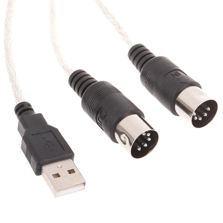 ยูนิ-ขายดีสุดฮ็อต-สายแปลง-usb-in-out-midi-ไปยังพีซีเพลงคีย์บอร์ดอะแดปเตอร์สาย