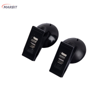 MARBIT 2 pcs รถยนต์ภายในหน้าต่างคลิป Mount suction Cap คลิปพลาสติก Sucker Holder2 PCS