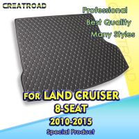 Car Trunk Mat For Toyota Land Cruiser 8-Seat 2010 2011 2012 2013 2014 2015 Custom Car Accessories Auto Interior Decoration