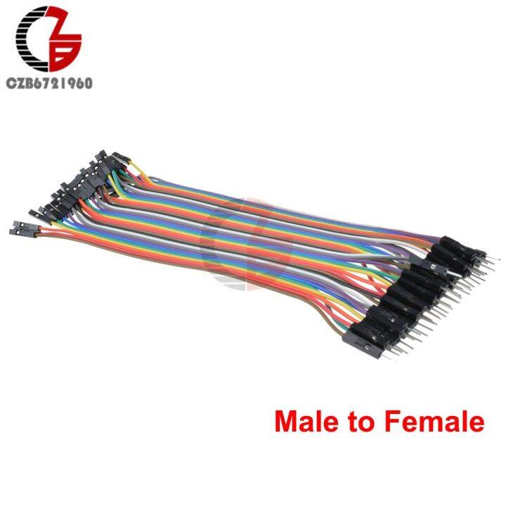 10CM 20CM 40Pin Dupont Cable Male to Male / Male to Female / Female to ...