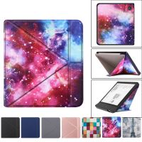 Tablet Case For Kobo Libra H2O 7.0in 2019 Stand Multi-fold PU Leather Smart Flip For Kobo Libra H2O 7.0in 2019 Tablet Cover