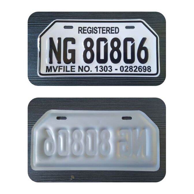 【READY STOCK】 ☀Temporary plate Galvanized metal | LTO standard | Lazada PH