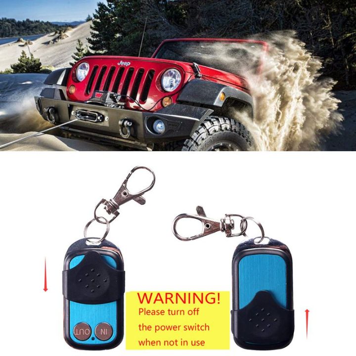 12v-12volt-50ft-winch-wireless-remote-control-set-for-truck-jeep-atv-warn-ramsey