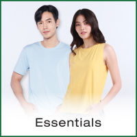 เสื้อยืดคอกลม รุ่น Essential ตราห่านคู่