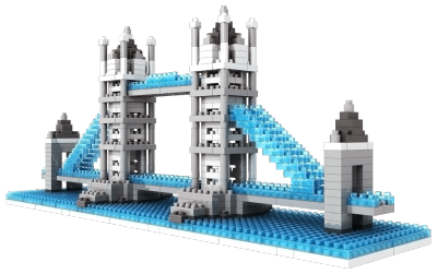 Loz Diamond Block Architecture Tower Bridge London England Lego เลโก้ โมเดลทาวเวอร์บริดจ์